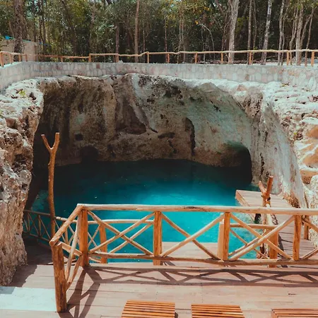 Departamento Con Cenote En Tulum Solo Adultos Apartment